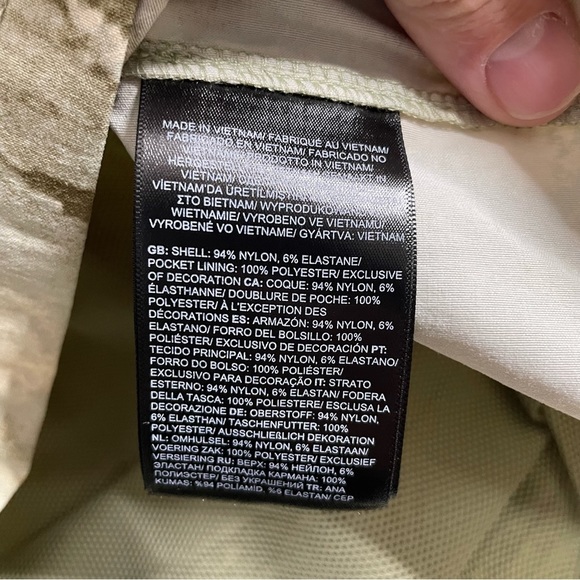 New The North Face Mens M Printed Class V Packable Pullover Jacket Anorak Sz XL - Picture 8 of 10